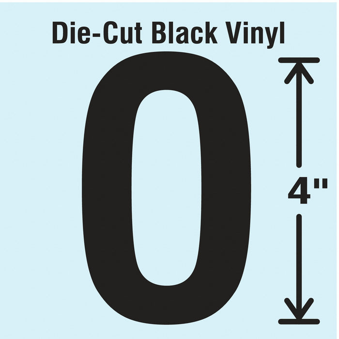 LetterLabel Vinyl 4inH 2-1/4inW PK10