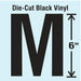 K8340 Letter Label Vinyl 6 in H 3-1/2 in W