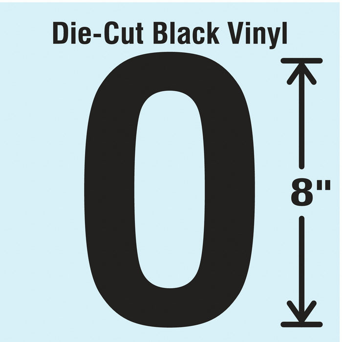 K8341 Letter Label Vinyl 8 in H 4-3/4 in W