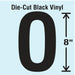 K8341 Letter Label Vinyl 8 in H 4-3/4 in W