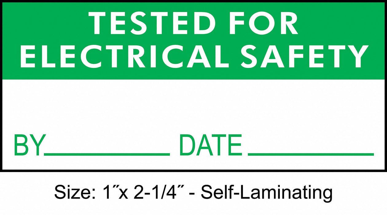 Inspection Labl 1x2.25in Polyester PK225