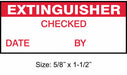 Inspection Label ENG Maintenance PK350