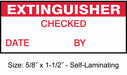 Inspection Label ENG Maintenance PK350