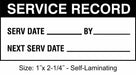 Inspection Label ENG Maintenance PK225