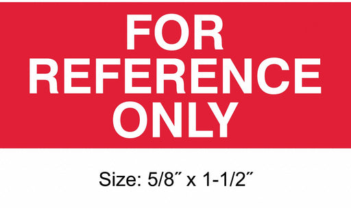 CalibrationLabel White/Red PK350