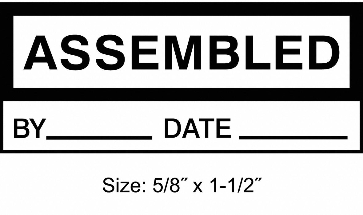 InspectionLabel Black/White PK350