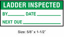 MaintenanceLabel Green/White PK350