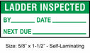 Inspection Label ENG Maintenance PK350