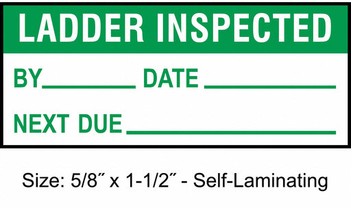 MaintenanceLabel White/Green PK350