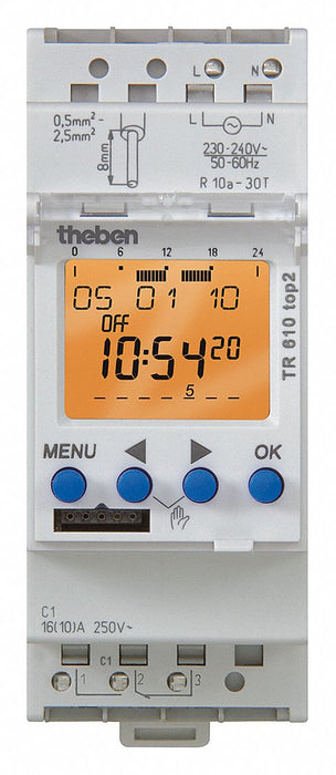 Electronic Timer Gray Plastic