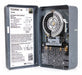Electromechanical Timer 24 hr Gray Metal