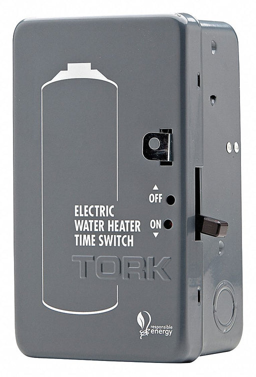 Electromechanical Timer 24 hr Gray Steel