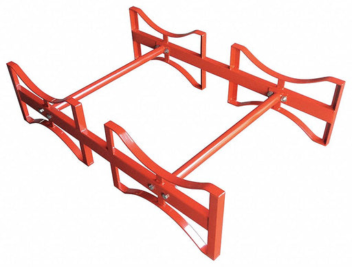 Drum Rack 55 gal Dia 23 1/2in Red
