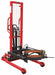 Drum Lifter 35 in W Steel Red Black