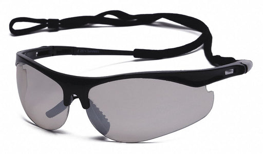 SafetyGlasses Clear/Silver Mirrored Blk