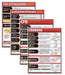Poster Kit Eng Fire Ext/CPR/BBP/Choking
