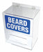 Beard Cover Dispenser Clear/Blue Acrylic