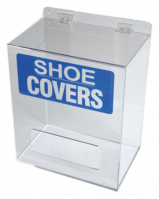 Shoe/Boot Cover Dispenser Clear/Blue