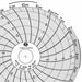 J2651 Circular Paper Chart 24 hr 60 pkg