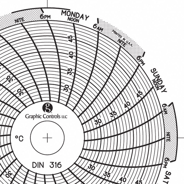 J2650 Circular Paper Chart 7 day 60 pkg