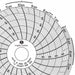 J2652 Circular Paper Chart 24 hr 60 pkg