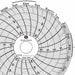 J2651 Circular Paper Chart 24 hr 60 pkg