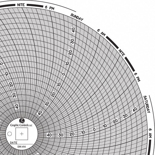 J2669 Circular Paper Chart 7 day 60 pkg