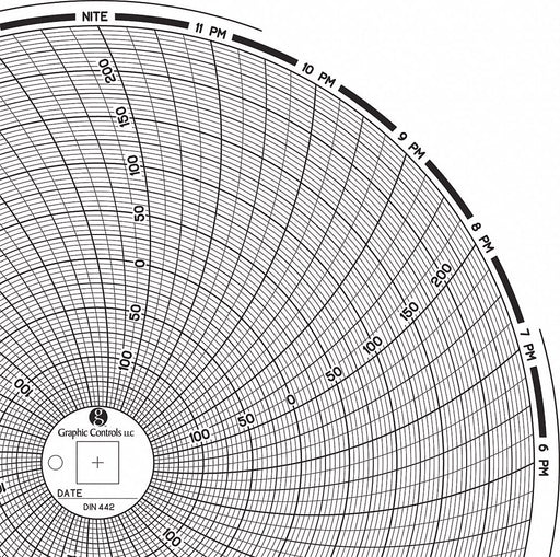 J2678 Circular Paper Chart 24 hr 60 pkg