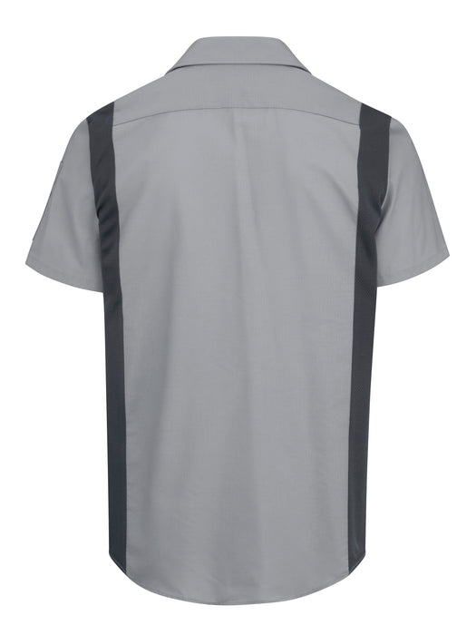 Men's Short Sleeve Performance Plus Shop Shirt With Oilblok Technology