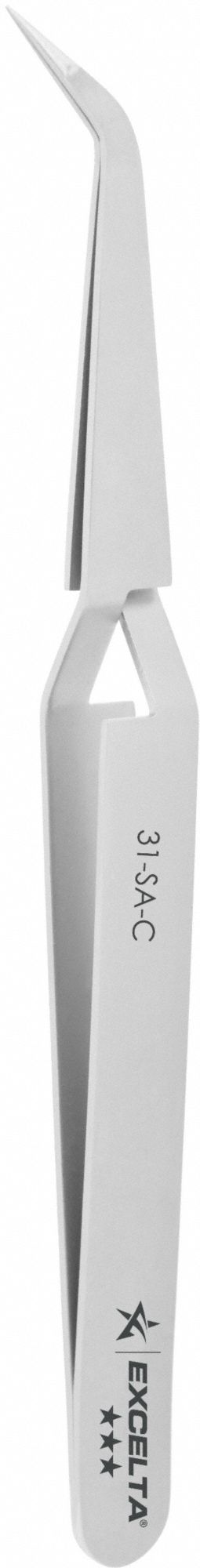 Tweezers SS 4 1/2 L Curved Point