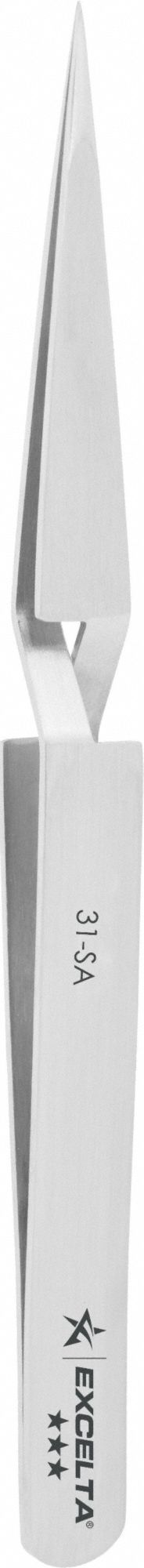Tweezers SS 5 L Straight Point