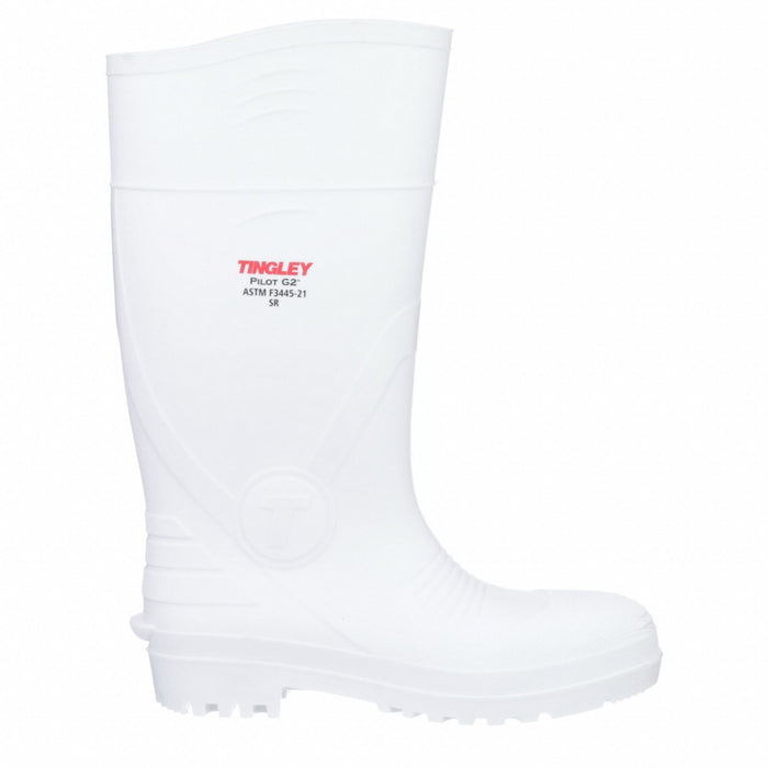 Rubber Boot 5D Knee White PR