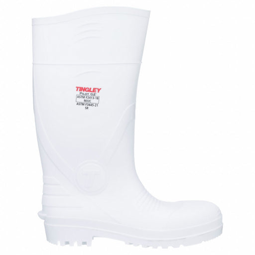 Rubber Boot 7D Knee White PR
