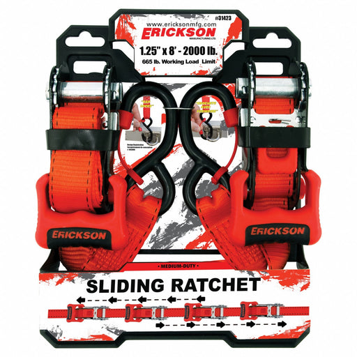M6869 Tie Down Strap S-Hook Red
