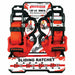 M6869 Tie Down Strap S-Hook Red