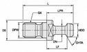 Retention Knob 10.95mm M12