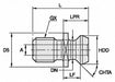 Retention Knob 18.80mm 5/8 -11