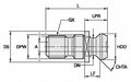 Retention Knob 18.80mm M16