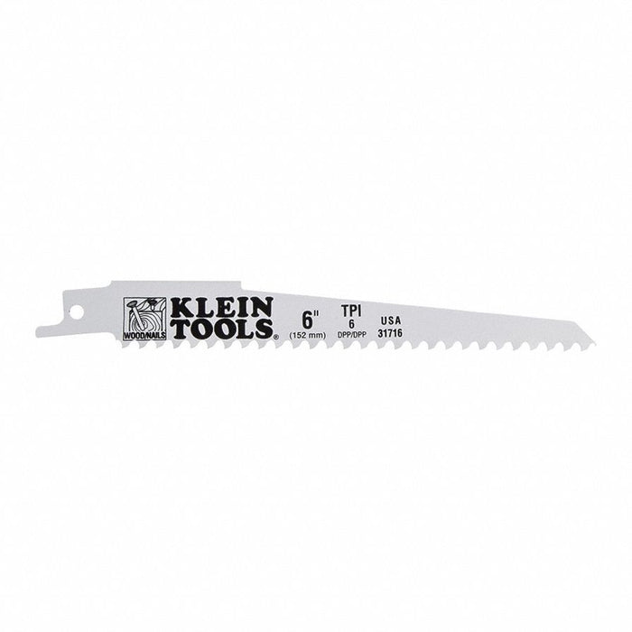Recip Saw Blade 6 TPI 6 PK5