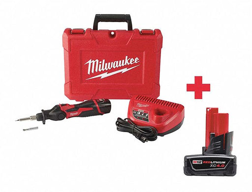 MILWAUKEE M12 7pc Crdles Solder Iron Kit