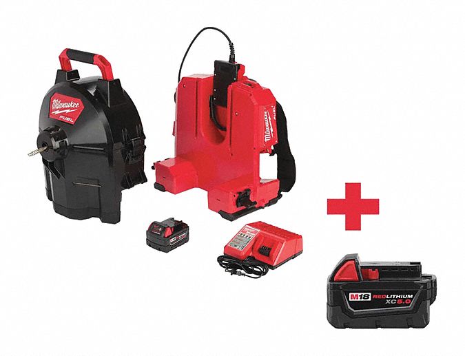 Drain Gun Kit 18.0V 100 ft Max Run