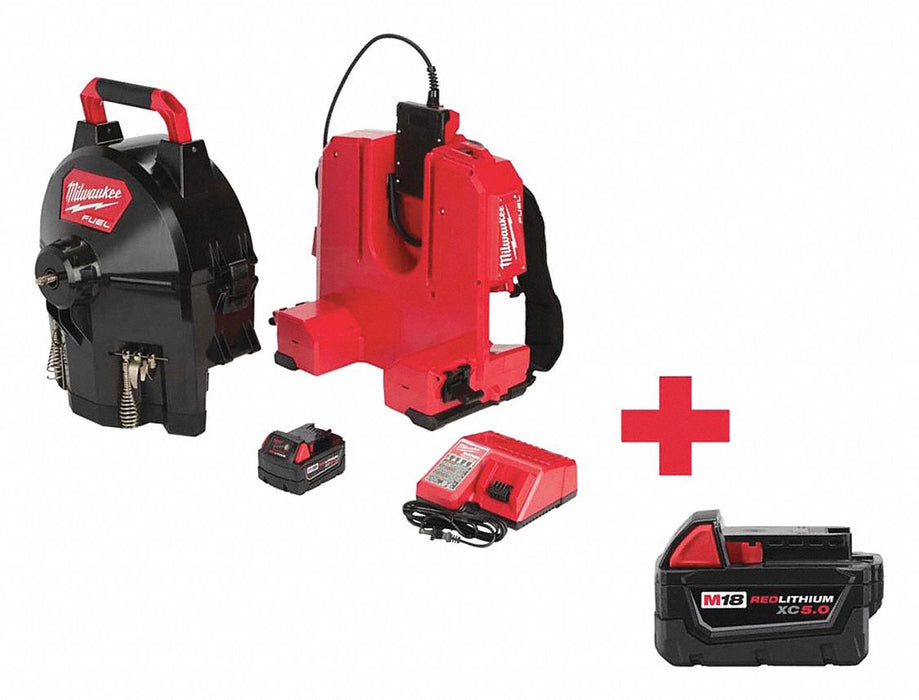 Drain Gun Kit 18.0V 100 ft Max Run