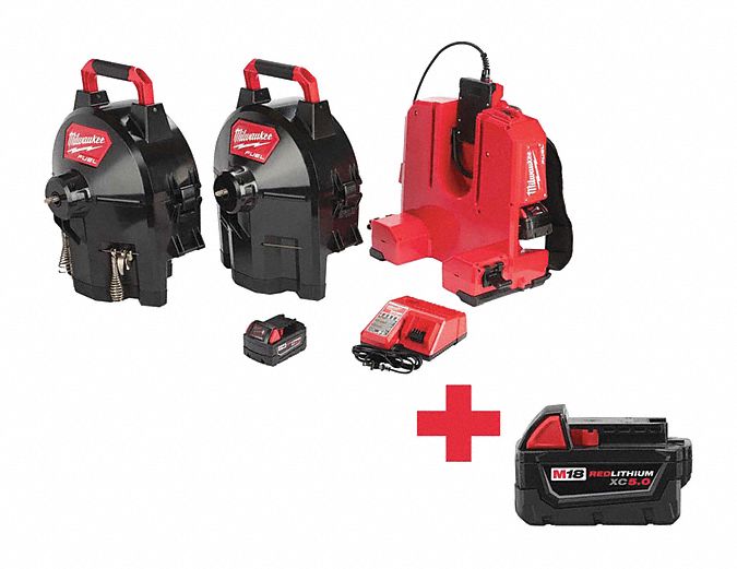 Drain Gun Kit 18.0V 100 ft Max Run