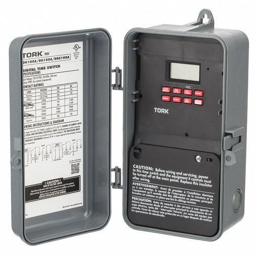 Electronic Timer Brown Plastic