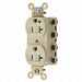 Receptacle Ivory 20 A 2P3W Back 1PK