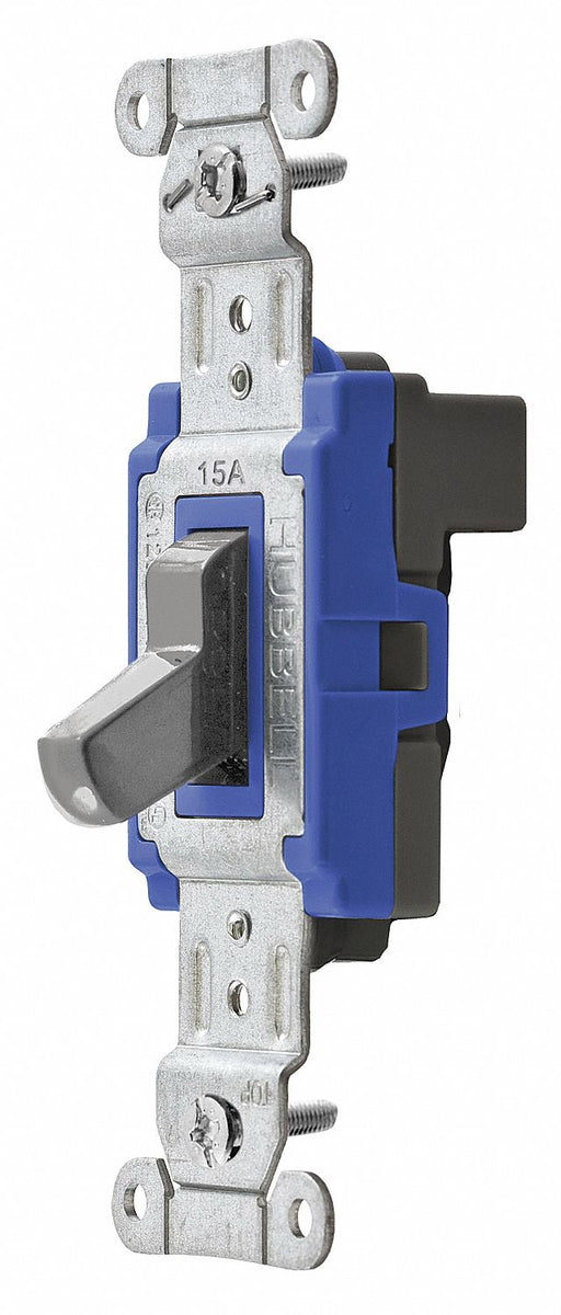 Wall Switch Gray 15 A Back Single Pole