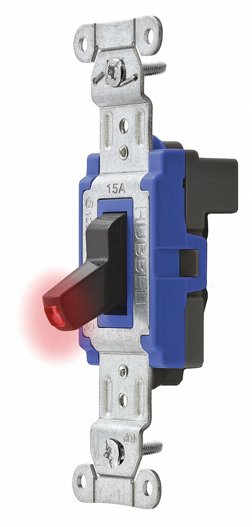 Pilot Lit Wall Swtch 1-Pole 120/277V 15A
