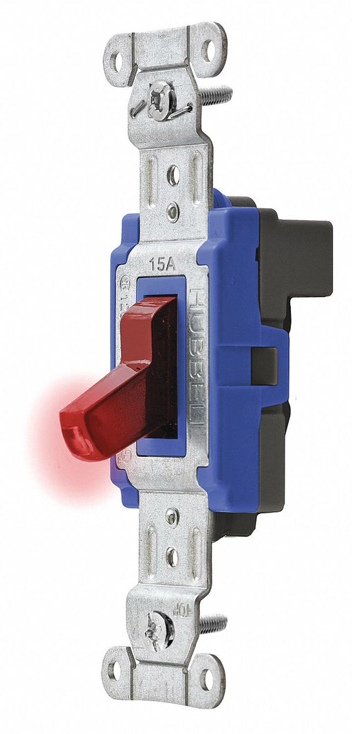 Pilot Lit Wall Swtch 1-Pole 120/277V 15A