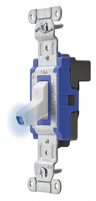 Illuminated Wall Switch 3-Way 15A Wht
