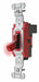 Pilot Lit Wall Swtch 1-Pole 120/277V Red